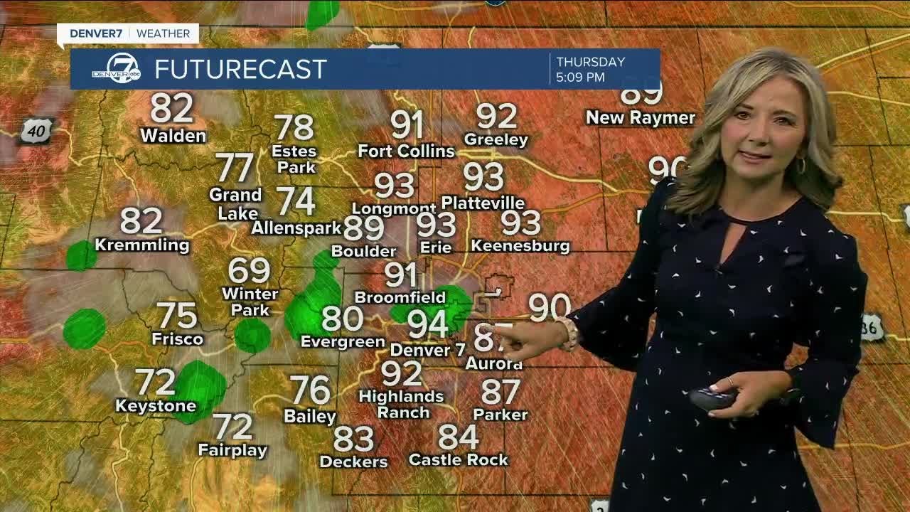 Not quite as hot across the Denver metro area Thursday - YouTube