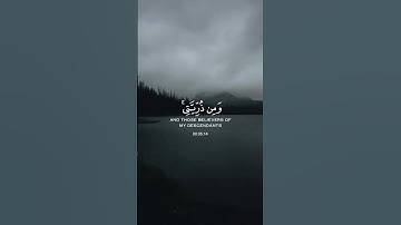 (رب اجعلني مقيم الصلاة) القارئ: أحمد النفيس