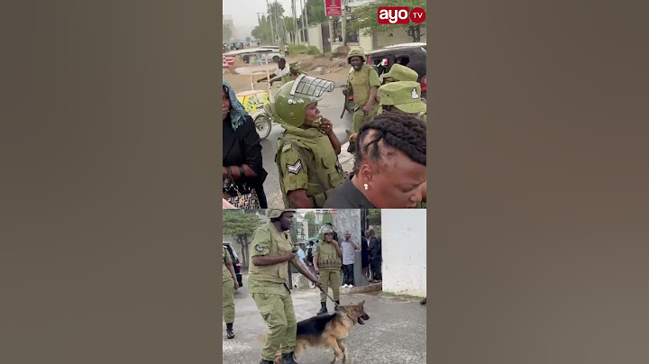 MBWA WAKALI WALIVYOTULIZA MZOZO WA MGOMBEA ACT WAZALENDO NA POLISI