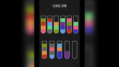 Water sort puzzle level 578