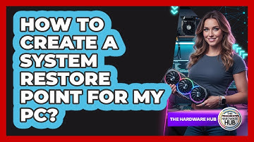 How To Create A System Restore Point For My PC?