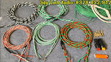 Dây Loa Quân Sự Mạ Bạc Giá chỉ từ 25k/1m