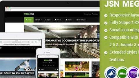 JSN Megazine - Responsive Joomla Magazine Template 2