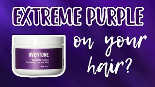 Overtone EXTREME PURPLE | Hair Swatches