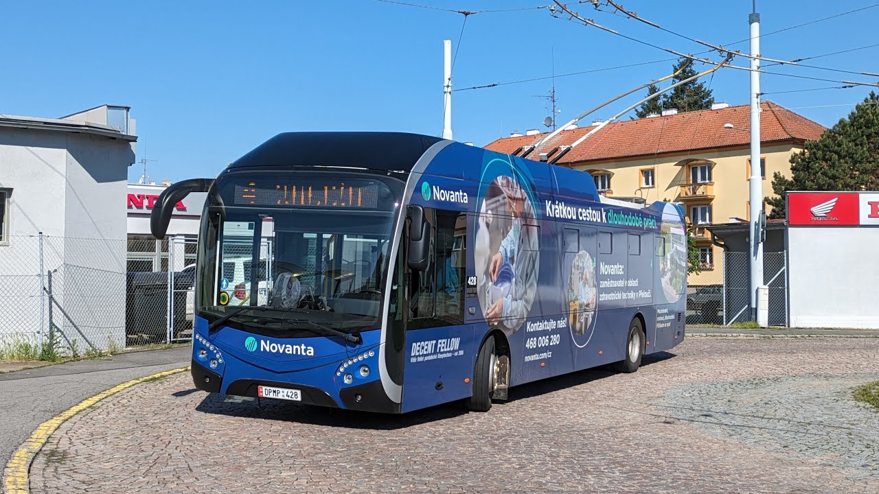 DPMP - Škoda 32Tr - linka 4: Dukla,točna - Polabiny,točna