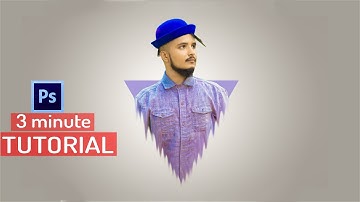 TRIANGLE 3D POPOUT PORTRAIT IN PHOTOSHOP | TUTORIAL
