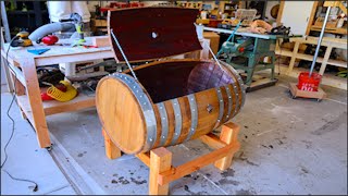 DIY Wine Barrel Party Cooler