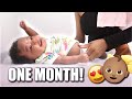 SHE'S GETTING SO BIG! → Zara's 1 Month Check-Up 👶🏽