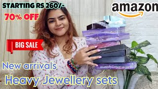 Amazon Heavy/ Partywear Jewellery Sets starting Rs 260 | Amazon Festive Jewellery sets | Bracelet