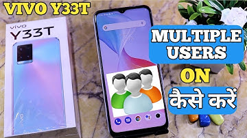 How To Enable Multiple Users on Vivo Y33T | Vivo Y33T Multiple Users On कैसे करें | @akstech4u