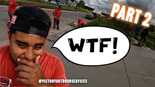 I Poured Concrete with VICTORY OUTDOOR SERVICES Part 2 Rocky s Road Show