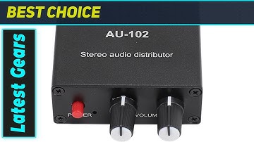 Awesome Mini Stereo Amplifier: 1 Input 2 Output Audio Splitter Box