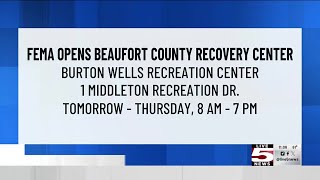 VIDEO: FEMA to open disaster recovery center in Beaufort County this week