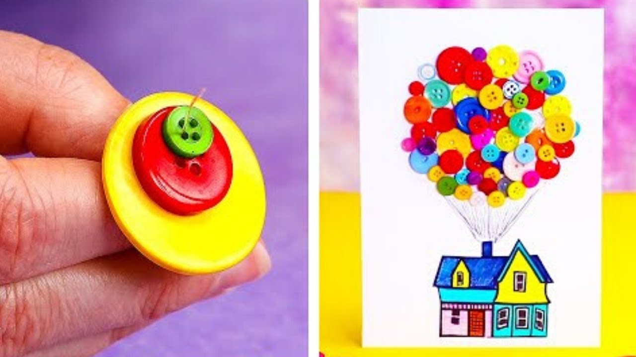 Button Crafts - Button Cupcakes - Fun Crafts Kids