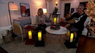 Duraflame 28" Electric Lantern with Infrared Heat and Remote on QVC