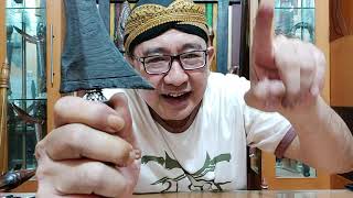 78. Tilam Sari (37.8cm) Pamor Nogo Rangsang, Tangguh Tuban Mojopahit, Karya Mpu Salahita