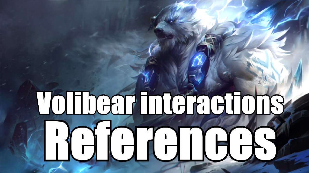 Reworked Volibear Voice Line References (League Of Legends