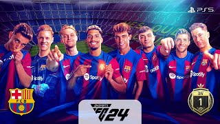 EAFC 24 | SEASONS DIV#1 | BARCELONA | PS5 4K GAMEPLAY