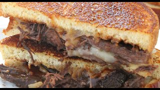 Brisket Grilled Cheese Sandwich | Kitchen Fun With My 3 Sons