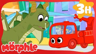 Morphle el camión de bomberos! | ¡Vídeo de 3 hora! | Morphle en Español | Caricaturas para Niños