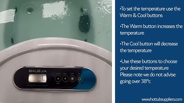 Hot Tub Suppliers Guide To Setting The Temperature On The Balboa TP400 Top Panel