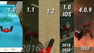 Evolution Of Stickman Rope Hero Deaths 2016 - 2023
