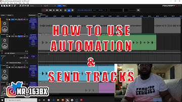 HOW TO USE AUTOMATION & SEND TRACKS |  Mixcraft 9 for Beginners
