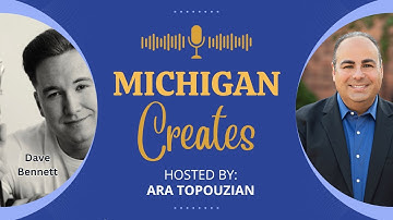 Michigan Creates Podcast Dave Bennett #clarinetist #musician #guitar #jazz