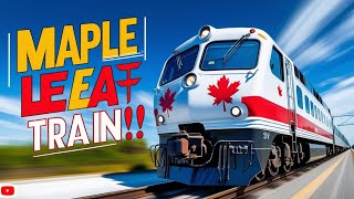 Maple Leaf Train Poem | A Beautiful Journey from NYC to Toronto 🚂✨@Metrolink train