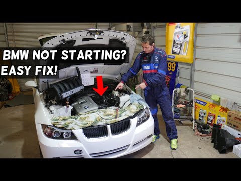 BMW DOES NOT START OR START SLOW AFTER ENGINE WORK. EASY FIX