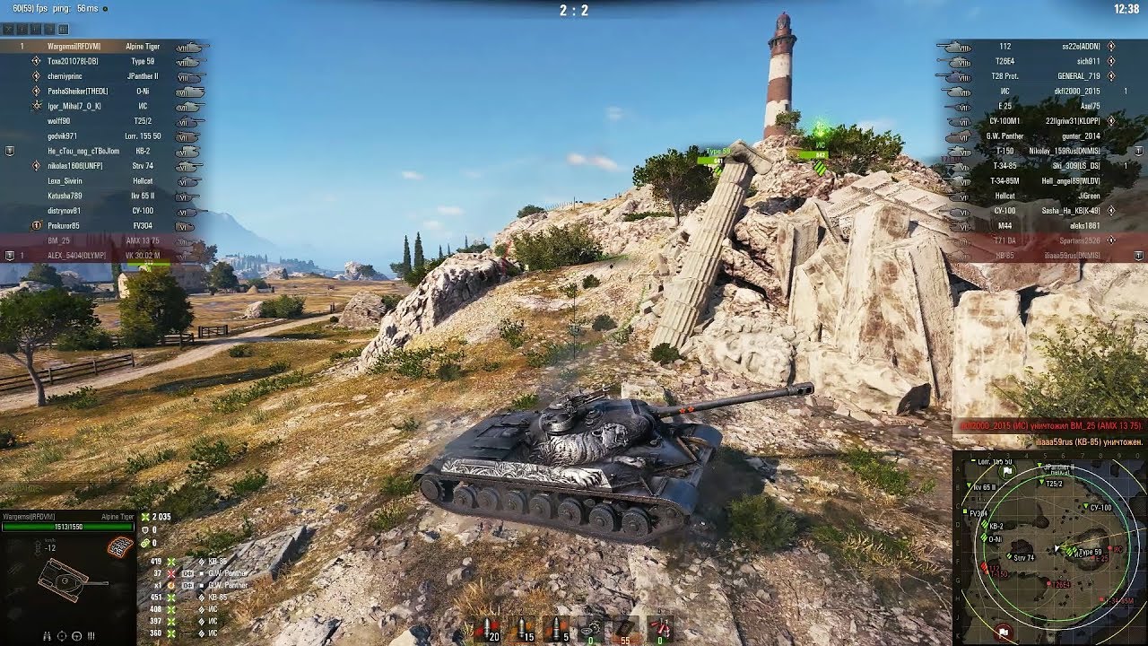 мир танков статистика WZ-111 Alpine Tiger / 6K урона / 10 фрагов