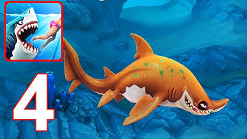 Hungry Shark World - Gameplay Walkthrough Part 4