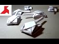 How to make origami TANK from A4 paper