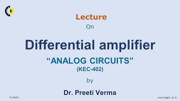 ANALOG CIRCUITS LECTURE 12 