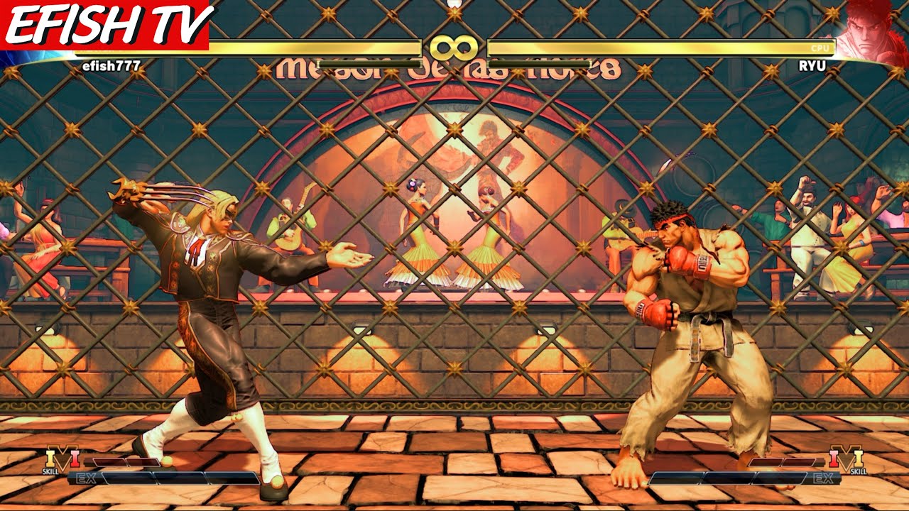 Ryu VS Vega, lutam na arena Sagat em Shadaloo, Street Fighter - A Última  Batalha