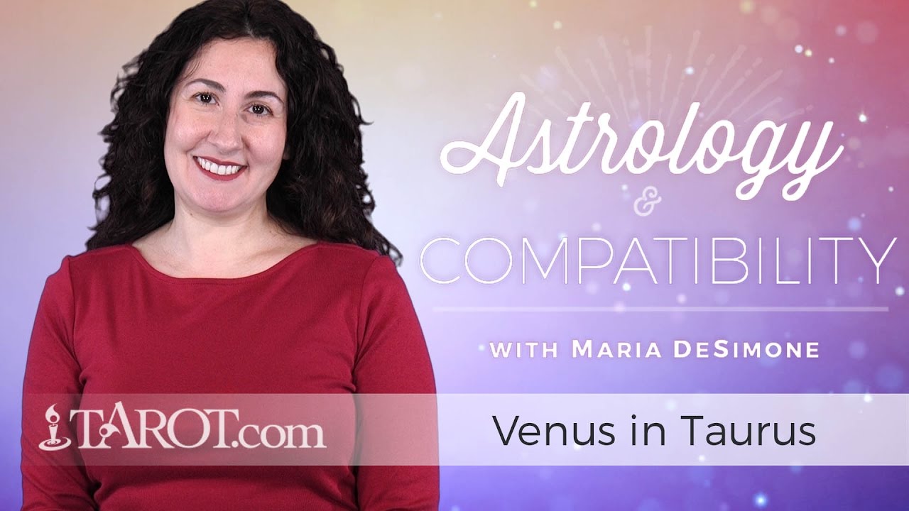 Venus in Taurus with Maria DeSimone YouTube
