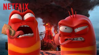 Red's Angriest Moments 😡 The Larva Island Movie | Netflix After School screenshot 4