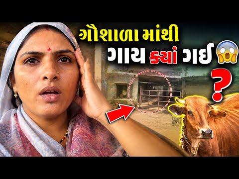 ગૌશાળા માં થી ગાય ક્યાં ગાય 😳| Village Life With Daksha Ahir
