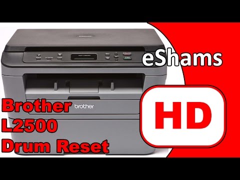 Brother Dcp L2500d Drum Reset Youtube