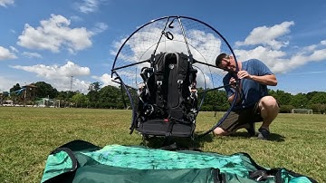 #Paramotor field assembly of my @IrisPPG Iris Infinity. Still getting used to it!