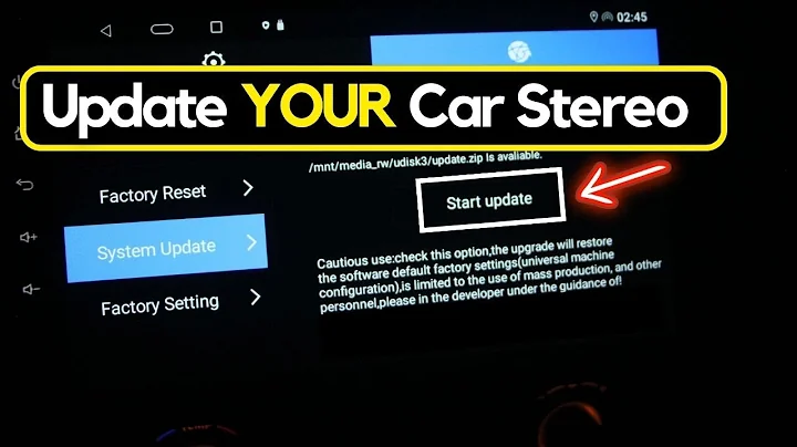 How to Update Your Android Car Stereo Firmware for ZLINK5 & New Features?
