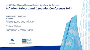Inflation: Drivers and Dynamics Conference 2021 - Session 1: Price setting and inflation