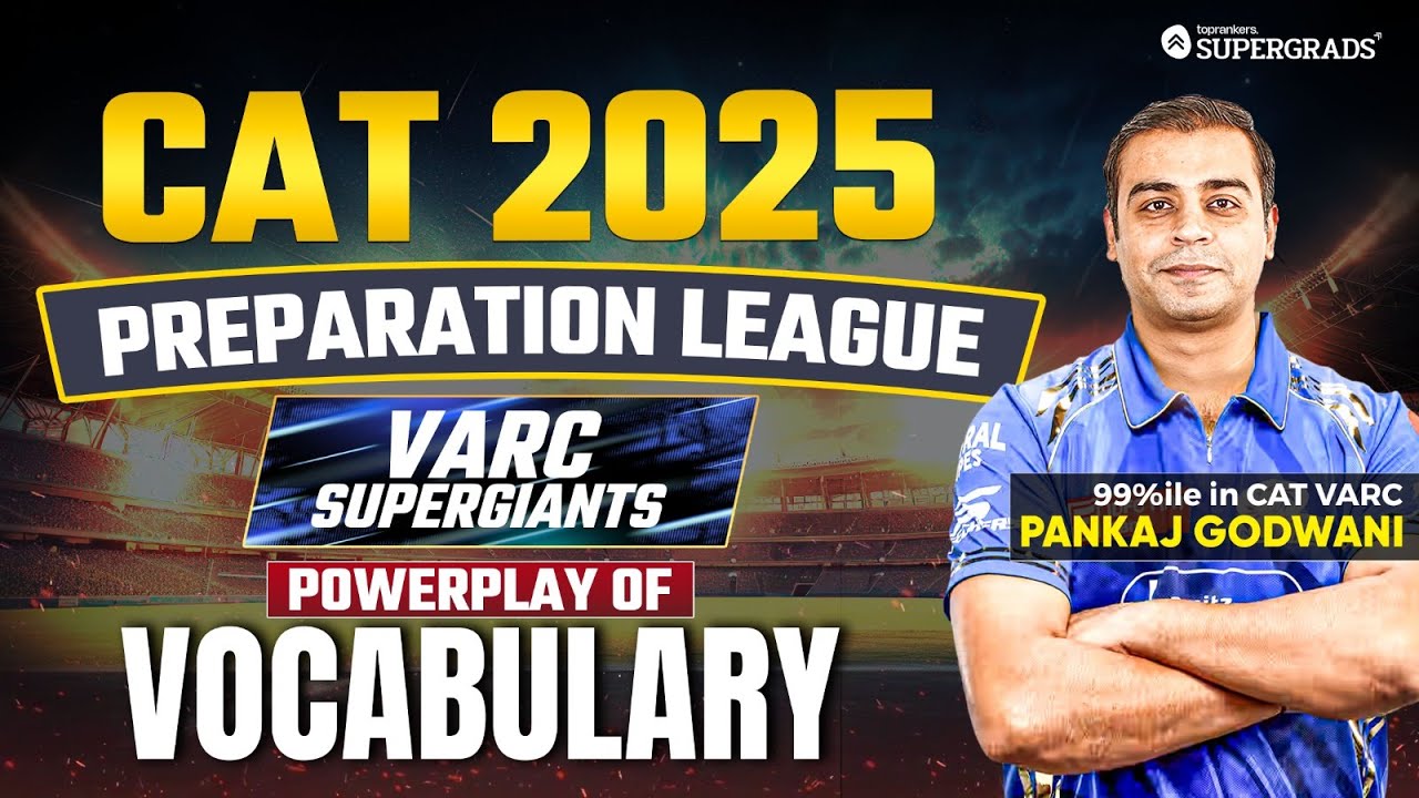 Vocabulary 📚| CAT VARC #2 | CAT 2025 VARC Preparation 🎯| CAT 2025 ...