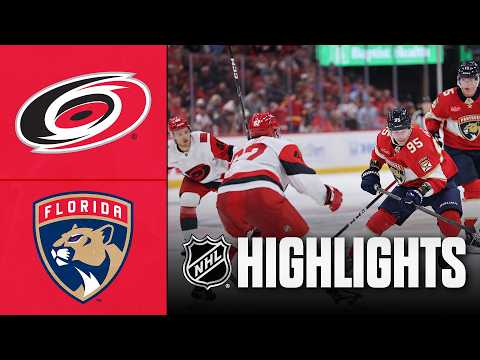 NHL: Florida Panthers vs Carolina Hurricanes