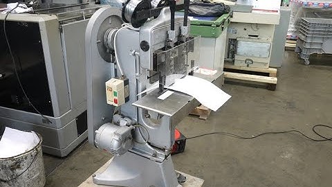 Harrison Boston Multiple  Stitcher   double head wire stitching machine for saddle and flat book sti