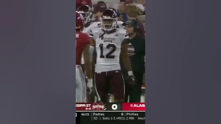 Mississippi State safety Shawn Preston Jr.s reacti...