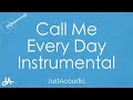 Call Me Every Day - Chris Brown ft. Wizkid (Acoustic Instrumental)