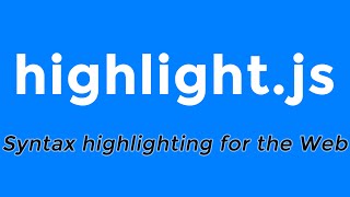 Colorear código para dar una mejor presentación con highlight js