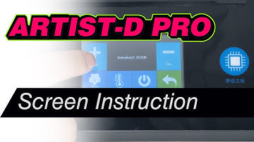 JGMAKER IDEX Artist-D Pro Touch Screen Operation Instruction