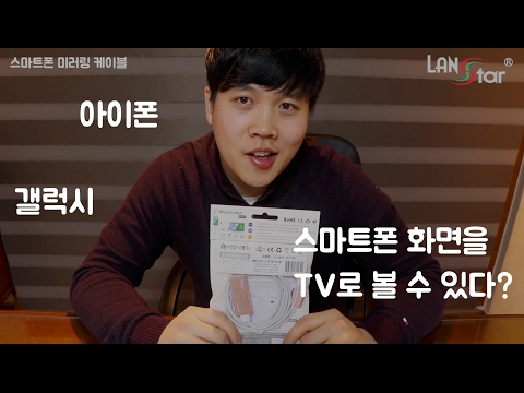 [사용기] 아이폰과 갤럭시 스마트폰을 TV로 볼 수 있다?? (미러링케이블)